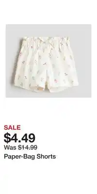 H&M Paper-Bag Shorts offer