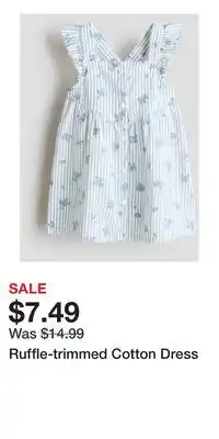 H&M Ruffle-trimmed Cotton Dress offer