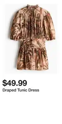 H&M Draped Tunic Dress offer