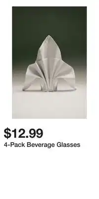 H&M 4-Pack Beverage Glasses offer