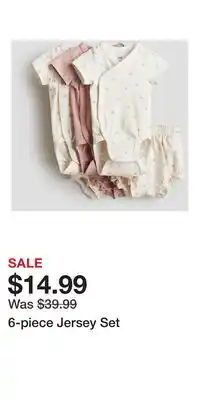 H&M 6-piece Jersey Set offer