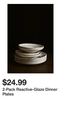 H&M 2-Pack Reactive-Glaze Dinner Plates offer