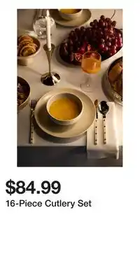 H&M 16-Piece Cutlery Set offer