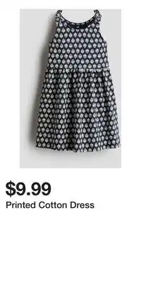 H&M Printed Cotton Dress offer