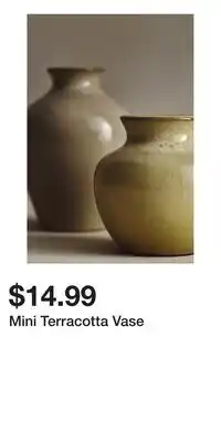 H&M Mini Terracotta Vase offer