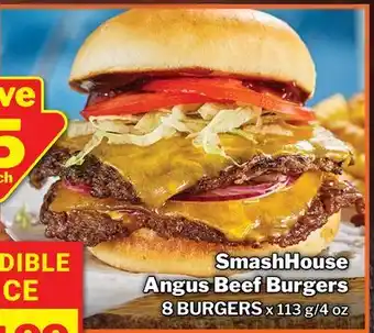 M & M Food Market SmashHouse Angus Beef Burgers offer