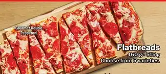 M & M Food Market Gourmet Double Pepperoni Flatbread offer