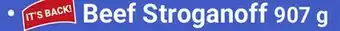 M & M Food Market Beef Stroganoff offer