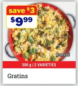 M & M Food Market Broccoli Gratins offer