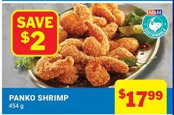 M & M Food Market PANKO SHRIMP offer