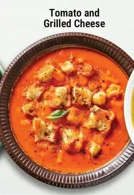 M & M Food Market Tomato and Grilled Cheese Soup offer