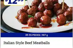 M & M Food Market Italian Style Beef Meatballs offer