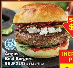 M & M Food Market Angus Beef Burgers offer