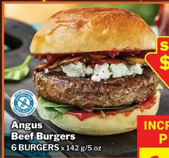 M & M Food Market Angus Beef Burgers offer