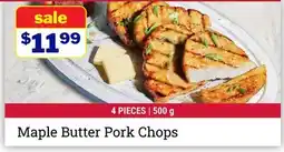 M & M Food Market Maple Butter Pork Chops offer