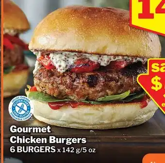 M & M Food Market Gourmet Chicken Burgers offer