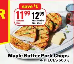 M & M Food Market Maple Butter Pork Chops offer