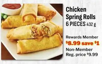 M & M Food Market Chicken Spring Rolls offer