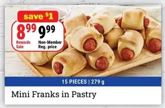 M & M Food Market Mini Franks in Pastry offer