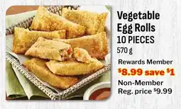 M & M Food Market Vegetable Egg Rolls offer