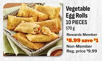 M & M Food Market Vegetable Egg Rolls offer