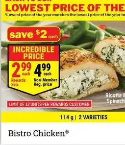 M & M Food Market Bistro Chicken offer