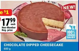 M & M Food Market CHOCOLATE DIPPED CHEESECAKE offer