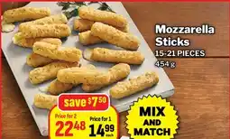 M & M Food Market Mozzarella Sticks offer
