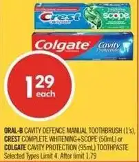 Shoppers Drug Mart Oral-B or Crest offer