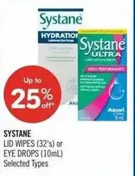 Shoppers Drug Mart Systane offer