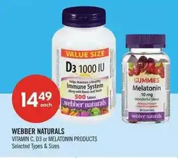 Shoppers Drug Mart Webber naturals offer