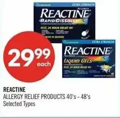 Shoppers Drug Mart Reactine allergy relief products offer