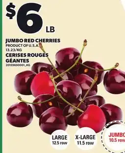 Independent City Market JUMBO RED CHERRIES offer