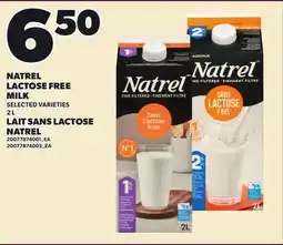 Independent City Market NATREL LACTOSE FREE MILK offer