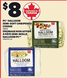 Independent City Market PC HALLOOM SEMI-SOFT UNRIPENED CHEESE offer