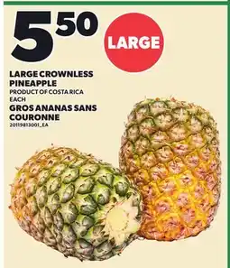 Independent City Market LARGE CROWNLESS PINEAPPLE offer
