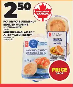 Independent City Market PC OR PC BLUE MENU ENGLISH MUFFINS offer