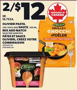 Independent City Market OLIVIERI PASTA, 250-350 G AND SAUCE, 300 ML, MIX AND MATCH offer