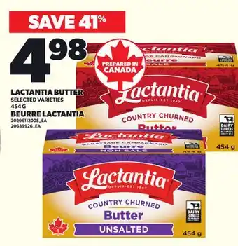 Independent City Market LACTANTIA BUTTER offer