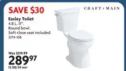 Home Hardware Easley Toilet offer