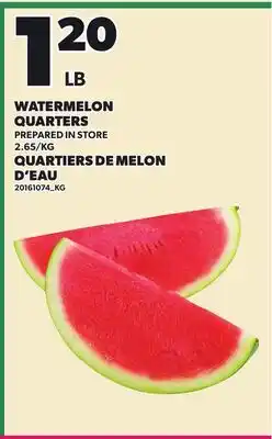 Independent City Market WATERMELON QUARTERS offer