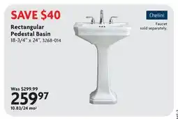 Home Hardware Rectangular Pedestal Basin offer