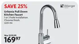 Home Hardware Urbania Pull Down Kitchen Faucet offer