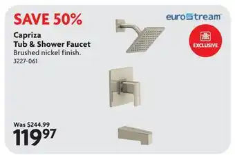 Home Hardware Capriza Tub & Shower Faucet offer