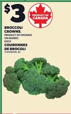Independent City Market BROCCOLI CROWNS offer