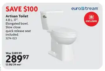 Home Hardware Artisan Toilet offer