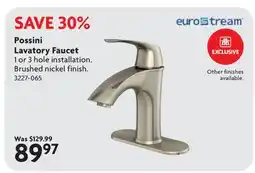 Home Hardware Possini Lavatory Faucet offer
