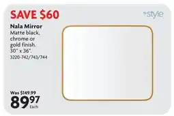 Home Hardware Nala Mirror offer
