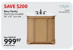 Home Hardware Rory Vanity offer