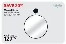 Home Hardware Margo Mirror Matte offer